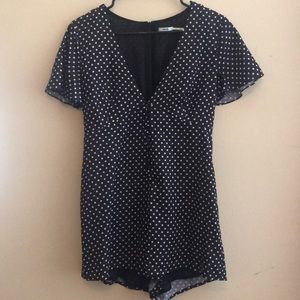 Kimchi blue polka dot romper